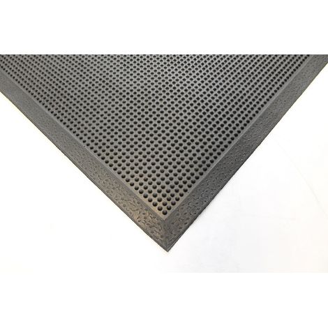 COBA, Tapis en caoutchouc insensible aux intempéries, noir, L (1/3)