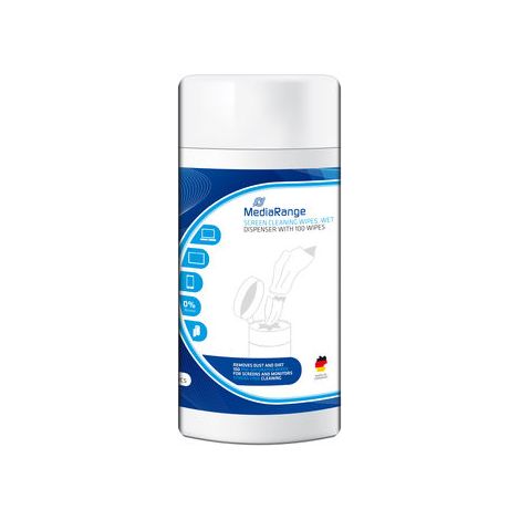 Lingettes nettoyantes pour écrans MEDIARANGE MR720 - 100 unités