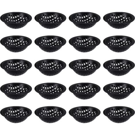Lot de 20 Coussinets de Drainage Respirants en Maille pour Pots de Fleurs et Bonsaï – Diamètre 5,5 cm – Anti-Fuite, Jardin Extérieur (1/5)