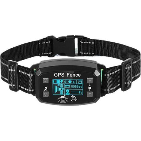 collier anti aboiement chien-Clôture de forme irrégulière améliorée (2026), clôture électronique sans fil avec GPS pour animaux de compagnie, système de clôture pour chiens, collier de dressage (1/5)