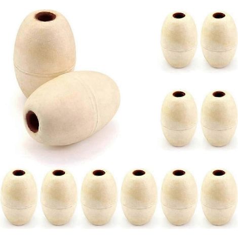 Bouée ovale, lot de 12, trou de 1,27 cm, 8,9 x 14 cm, compatible avec les piscines, les lignes de ski nautique, les lignes d'ancrage, etc. (1/5)