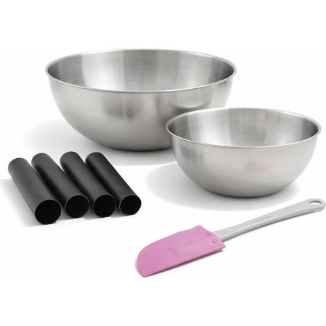 Set de 7 ustensiles de pâtisserie 4 moules à gâteaux 2 bols et 1 spatule en silicone Zenker Smart Pastry (1/5)