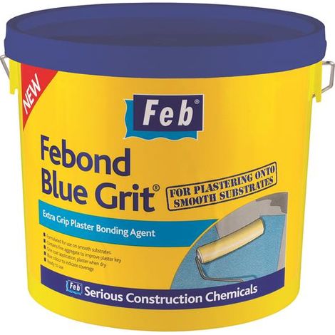 Everbuild FBBLUE10 Febond Blue Grit 10 litre EVBFBBLUE10
