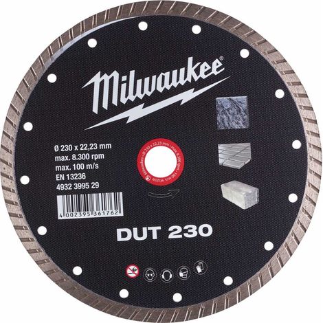 Milwaukee DUT Diamanttrennscheibe universell 230 mm metallisch (1/2)