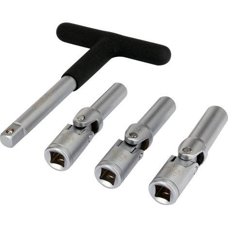 Jeu de douilles pour bougies de préchauffage 3/8", 8, 10, 12 mm, 4 pièces