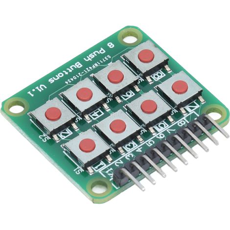 Tastenfeldmodul mit 2x4-Matrix und 8 Mikro-Druckschaltern für Ein-Chip-Mikrocomputer (1/5)