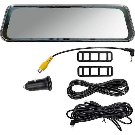 Compatible avec une caméra embarquée intégrée au rétroviseur, une caméra embarquée CarPlay de 9,36 pouces, le streaming multimédia, un grand écran haute définition et le Bluetooth. (1/5)