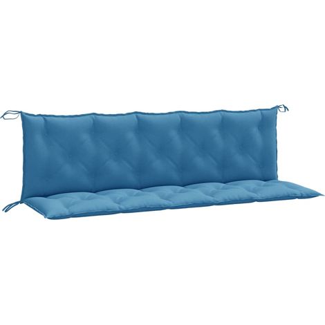 Maison Exclusive - Gartenbank-Auflagen 2 Stk. Melange Blau 180x50