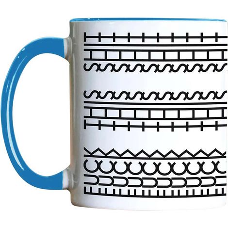 Mug à café « Fuck This Shit » avec message caché, original, drôle et décalé, cadeau pour femmes et hommes, idéal pour le travail ou les meilleures amies. (1/5)