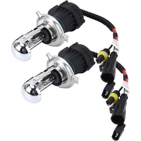 Ampoules de phares au xénon HID H4 55W 6000K 12V AC UE (2 pièces) (1/4)
