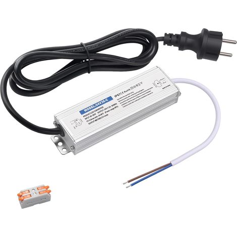 Transformateur LED 24V 36W 1.5A, Alimentation IP67 Étanche AC 220V vers DC 24V avec Câble de 1,5m, Transfo pour Ruban LED, Éclairage Extérieur (1/5)