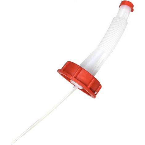 Höfer Chemie Gmbh – Bec verseur flexible pour bidon de 20 L – Dosage précis avec bouchon – Compatible avec chlore, algicide, pétrole – Pour liquides corrosifs (1/2)