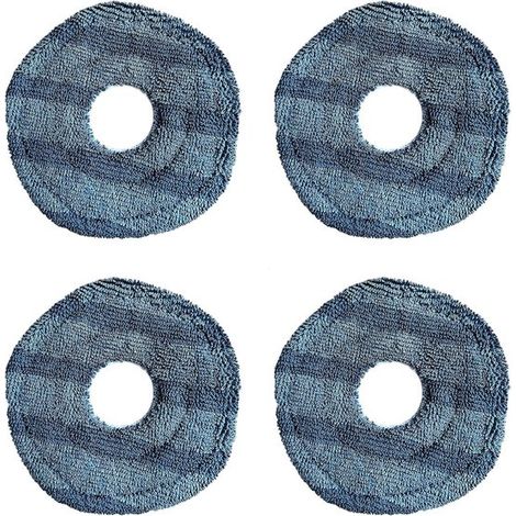 4 almohadillas de fregona reutilizables,aptas para aspiradoras robot Eufy Omni C20,Fregona lavable de repuesto,Almohadillas de fregona (1/5)