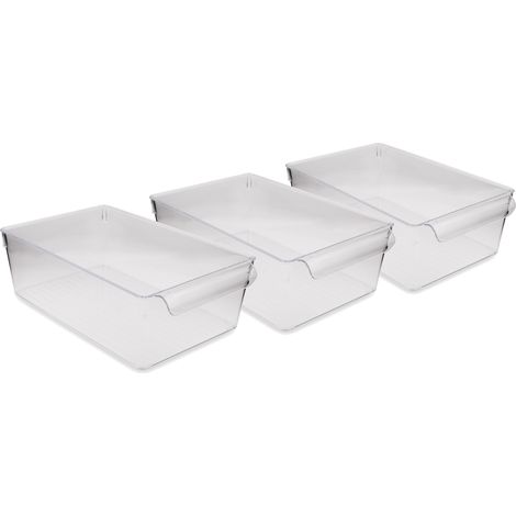 Set organizer per frigorifero Set Trasparente (1/4)