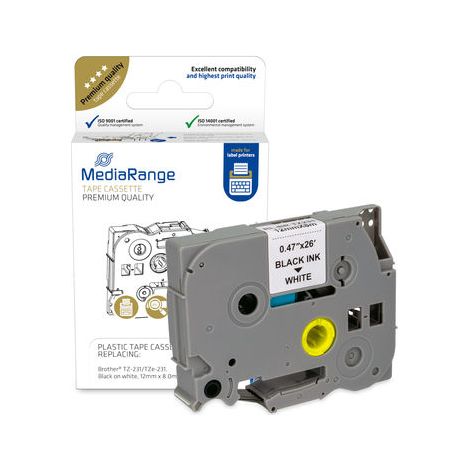Ruban d'étiquetage MEDIARANGE MRBTZ231, remplace Brother TZ-231/TZe-231