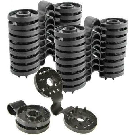 50 Clips de Fixation traités Anti-UV pour Filet grele de 90 à 350g/m2 - Attaches Filet exterieurcrochets (1/5)