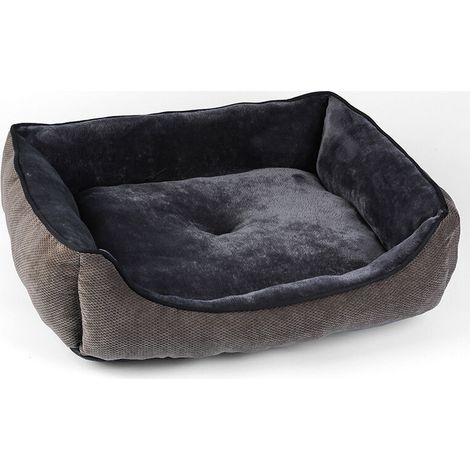 Coussin et tapis pour chat,Lit pour animaux de compagnie carré simple en flanelle(S 50x40x13cm) - RWCoussin et tapis pour chat (1/4)