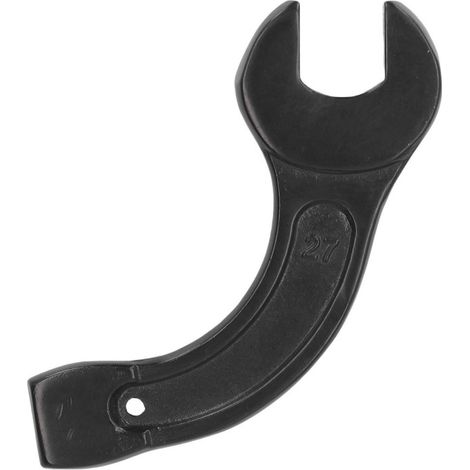 Llave de impacto con horquilla, mango angular, cabezal único, acero al carbono de alta resistencia, 27 mm / 1,06 pulgadas