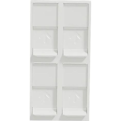 Schneider NU946218 blanc quadruple RJ45 keystone cover NU946218