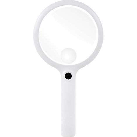 Loupe lumineuse rechargeable 90 mm avec 3 modes d'éclairage (1/5)