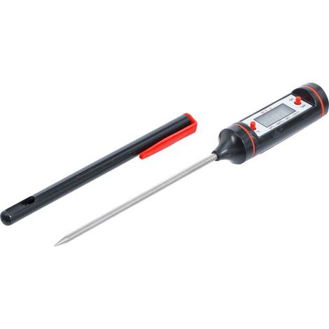 BGS Thermomètre numérique avec sonde en acier inoxydable (1/4)