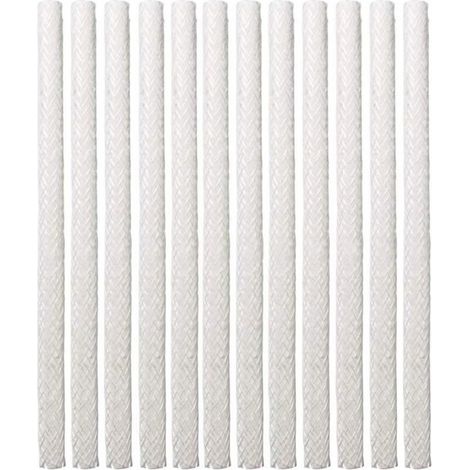 12PCS noyau d'huile, fibre de verre Tiki Wick torche de remplacement en fibre de verre Tiki pour extérieur Tiki patio éclairage lampe de jardin (1/5)