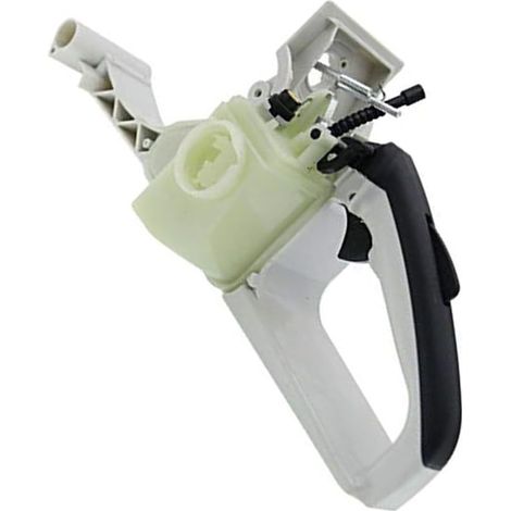 Poignée arrière réservoir de carburant 1125 350 0818 pour tronçonneuses MS340 MS360 034 036 Poignée de contrôle ergonomique Design anti-vibrations Support pince Blanc