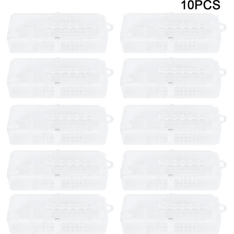 Konvolut von 10 Weiselzellen-Sets – Kunststoff – Käfige – Imkereiausrüstung