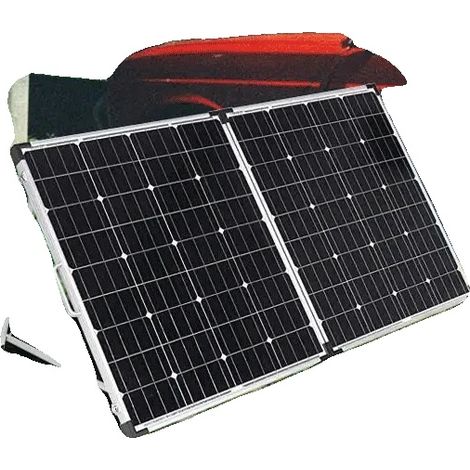 Panneau Solaire, Design Portable, Support Réglable, 160w (1/5)