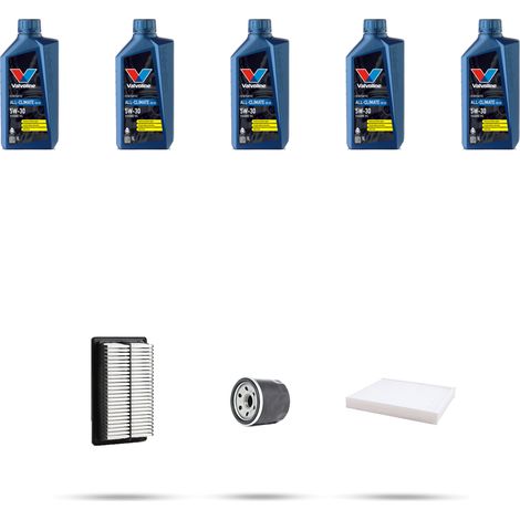 Kit tagliando 3 FILTRI e 5L OLIO compatibile con Hyundai i30 (PD,PDE) 1.4 T-GDi 103KW dal 2016 (1/5)