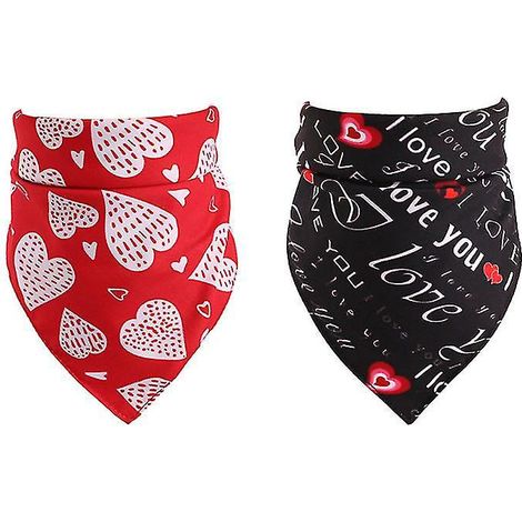 Lot de 2 bavoirs-colliers pour chiot