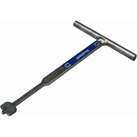 Jouplast – Clé à ergot 200 mm – Largeur 120 mm – Compatible avec produits CLEMAN – Écarteurs 4 mm pour ajustement précis