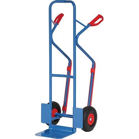Diable fetra® B1330P, capacité de charge 300kg, pneumatique polyuréthane (1/5)