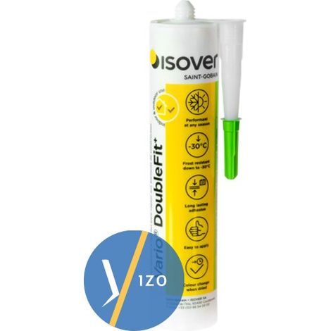 Mastic d'étanchéité pour film plastique Isover Vario DoubleFit+ 310 ml