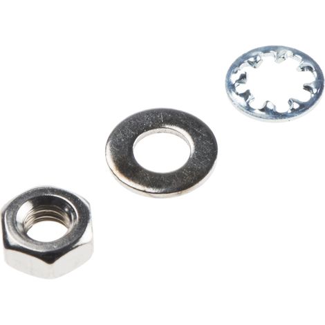 Ecrou et rondelles en Laiton, Acier, 300 pièces , M4 ( Prix pour 1 Kit )