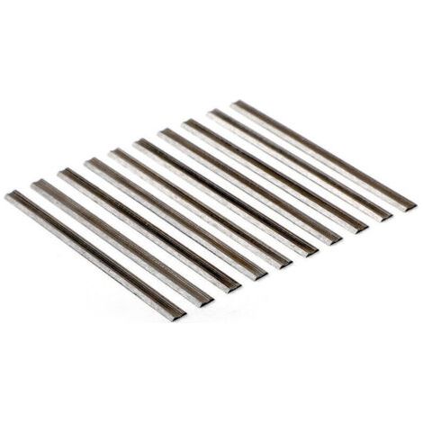lame de rabot droite, lame de rabot électrique, lame de rabot électrique jetable (HSS)10Pcs (1/4)