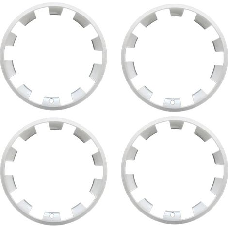 Protectores de buje de rueda, compatibles con Tesla Model Y, plástico ABS duradero, color plata, para Tesla, para Model Y Juniper (1/2)