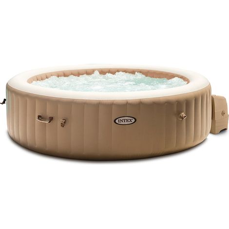 Spa gonflable INTEX PureSpa Sahara à bulles - 6 places - Beige