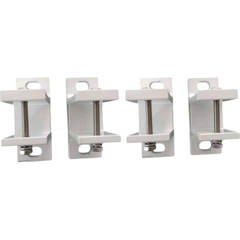 4 Supports wall-mounted for awning, Support of Fastening Wall-mounted for Store awning Replacement aluminum alloy, Fastening easy to Install, Support for Store outdoor Garden, terra (1/5)
