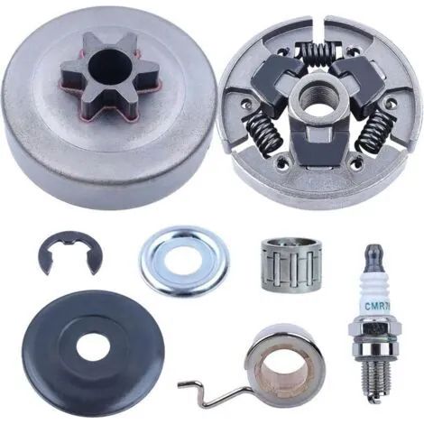 Kit pièces détachées tronçonneuse STIHL MS171 MS181 MS211 Tambour pignon bougie 8 en 1 (1/3)