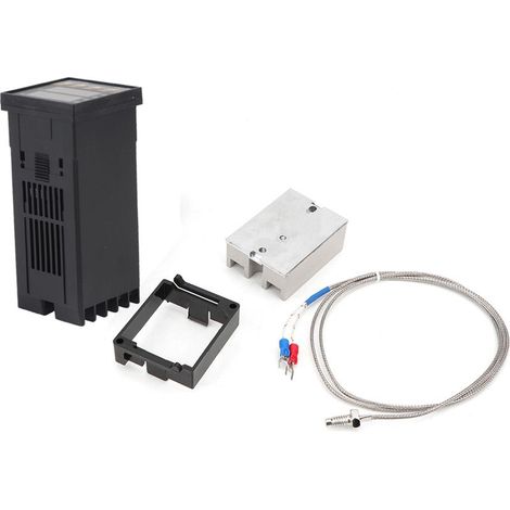 Contrôleur de Température Numérique PID REX-C100 avec Relais Statique 40 A et Thermocouple K pour Une Gestion Optimale du Thermostat Lors du Brassage et de la Fermentation – (1/5)