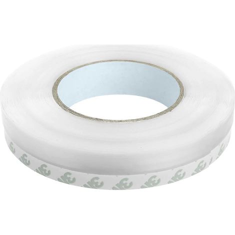 Bande adhésive de 8 m x 2,5 cm pour bas de porte : isolation phonique, anti-poussière, anti-froid, anti-insectes (souris, fourmis, cafards). (1/5)