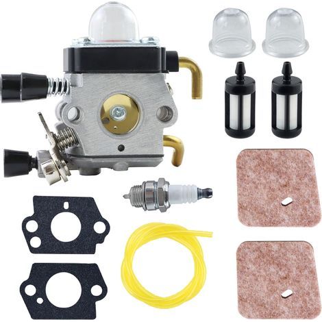 Kit Carburateur Stihl FS80 pour HL75, HT70, SP85 – Avec Filtre, Bougie, Joint, Durites (1/5)