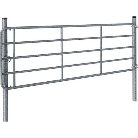 Stahlpfahl mit Plastikkappe für Weidetor WZTR, 2,0 m x Ø 88 mm (1/2)