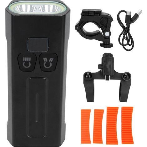 Phare avant vélo USB rechargeable IPX6 2000LM lampe cycliste extérieur accessoire vélo (1/5)