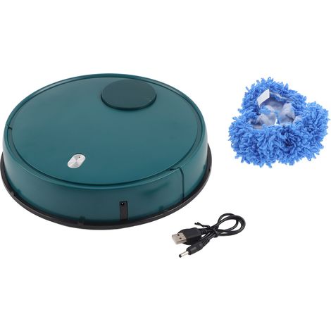 Aspirateur Robot Autonome - Charge USB - 3-en-1 - Pour Sol Carrelé Bois Marbre - Batterie Lithium 1500 mAh - 120 Min Autonomie (1/5)