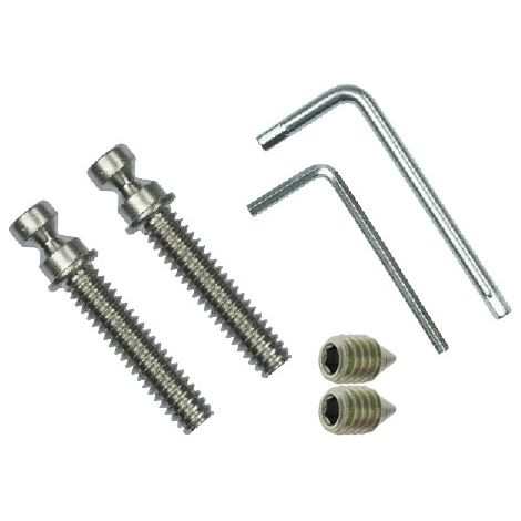 Ouvre&Déco – Kit de fixation barre de tirage droite ou inclinée – Système traversante pour portes en bois, PVC, aluminium – Installation facile