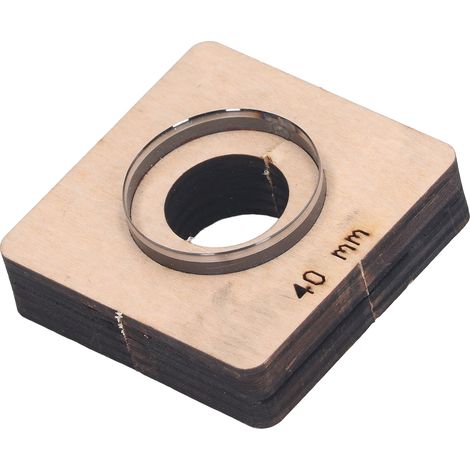 Matrice de découpe ronde pour cuir, bois et acier allié, moule de perforation pour le bricolage, diamètre 40 mm (1/5)