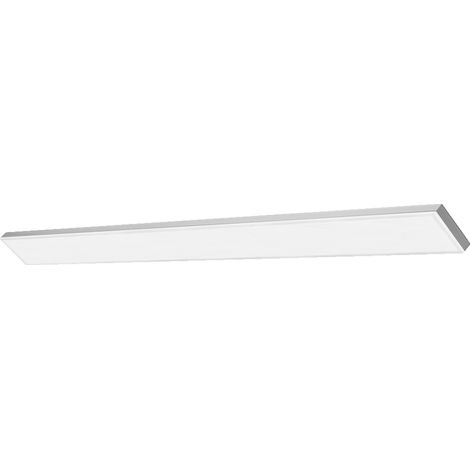 LEDVANCE Wand-und Deckenleuchte, Rahmenlose Panel Leuchte für Innen, Warmweiß (3000K), 35W, 1200mm x 100mm, PLANON FRAMELESS, 4058075470699, 120cm x 10cm (1/4)