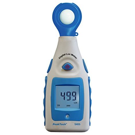 Peak Tech Digital Luxmetro, Misuratore di luce, Coltello illuminazione Misuratore, Luminosità, con campo di misura di 0 – 200000 Lux, 1 pezzi, P 5165 (1/3)